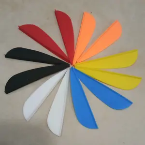 RUBBER VANES 2 inc ELONG ORIGINAL - Sayap bulu karet anak panah