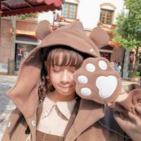 Gambar Mocca Panda Long Coat dari Neko Hoodie Kota Malang 4 Tokopedia