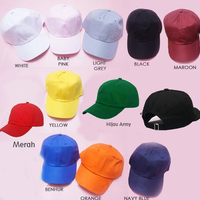 Gambar Topi Baseball Custom Bebas Design Tulisan - 1 Warna polyflex PU dari air clothing Jakarta Barat 2 Tokopedia