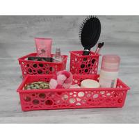 Gambar PAKET PINYIMPANAN KOSMETIK / MAKE UP SERBAGUNA ( MARBLE BASKET S,M,L) dari pancikushop Kota Bandung 5 Tokopedia