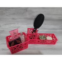 Gambar PAKET PINYIMPANAN KOSMETIK / MAKE UP SERBAGUNA ( MARBLE BASKET S,M,L) dari pancikushop Kota Bandung 2 Tokopedia