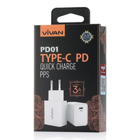 Gambar VIVAN PD01 Charger Type-C Quick Charger dari Liem Group Kota Administrasi Jakarta Barat 5 Tokopedia