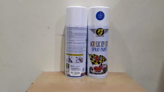 Gambar RJ London Spray Paint, Cat Semprot Tivoli Blue (9) 400CC dari MJM Depok Kota Depok Tokopedia