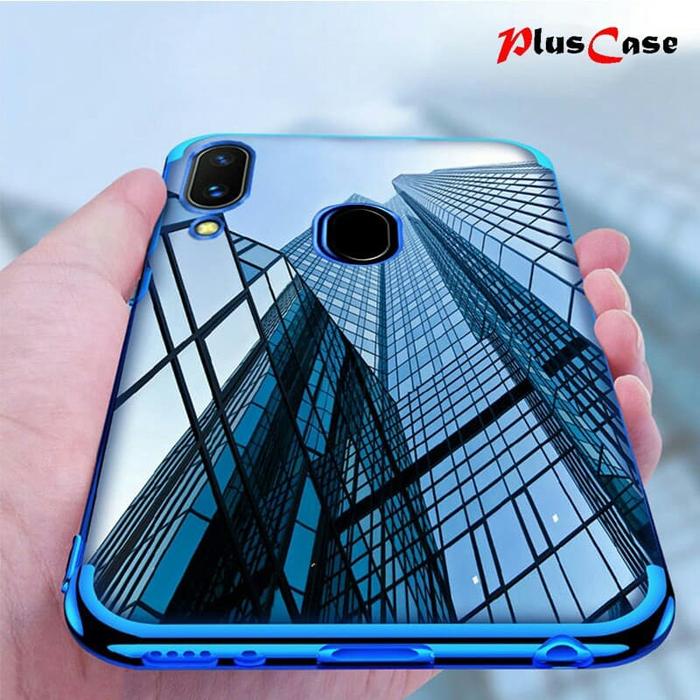 Gambar SOFTCASE LIST METALIC CHROME REDMI NOTE 7 CASE CASING SILIKON dari Javacase store Kota Bekasi Tokopedia