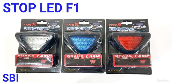 Gambar Lampu Stopled Rem Break F1 Strobo Segitiga buat Motor Mobil Truck Uni dari Sentra Otomart Kota Administrasi Jakarta Pusat Tokopedia