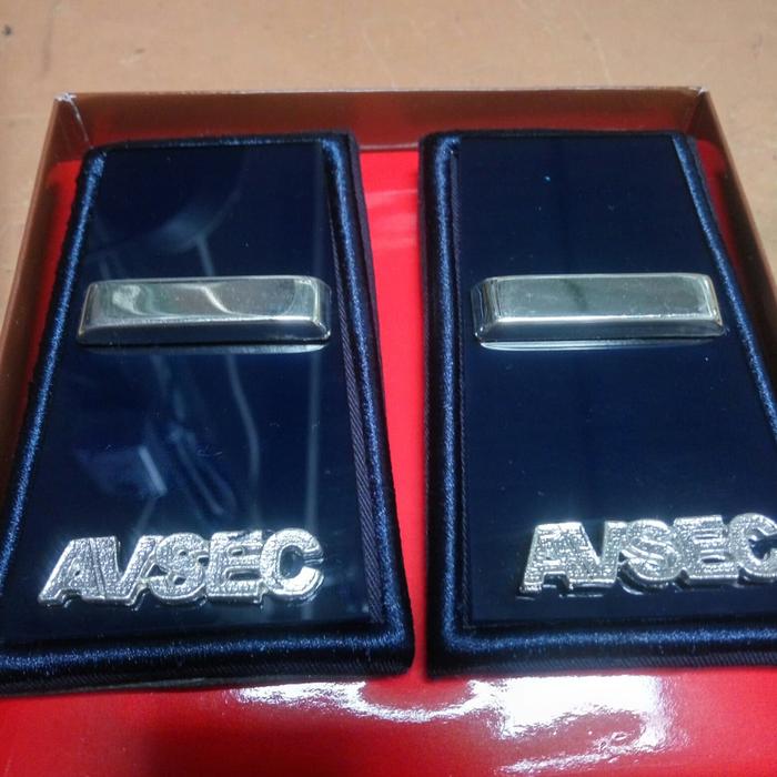 Gambar pangkat avsec_bar 1_silver dari elfanfan4shop Kab. Bogor Tokopedia
