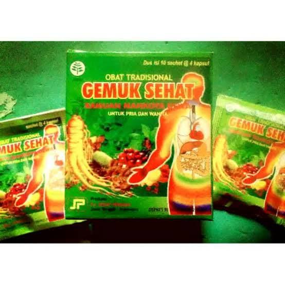 Gambar jamu gemuk sehat kapsul dari toko jm herbal Kota Medan Tokopedia