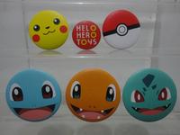 Gambar Pin Pokemon - Pikachu, Squirtle, Pokeball - Size 58mm ( TOTAL = 5pcs ) dari Helo Hero Toys Kota Administrasi Jakarta Barat 1 Tokopedia