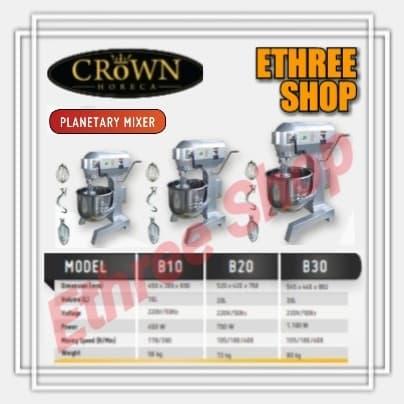 Gambar CROWN B 20 - PLANETARY MIXER - 20 L - MURAH dari E Three Shop Kota Administrasi Jakarta Utara Tokopedia