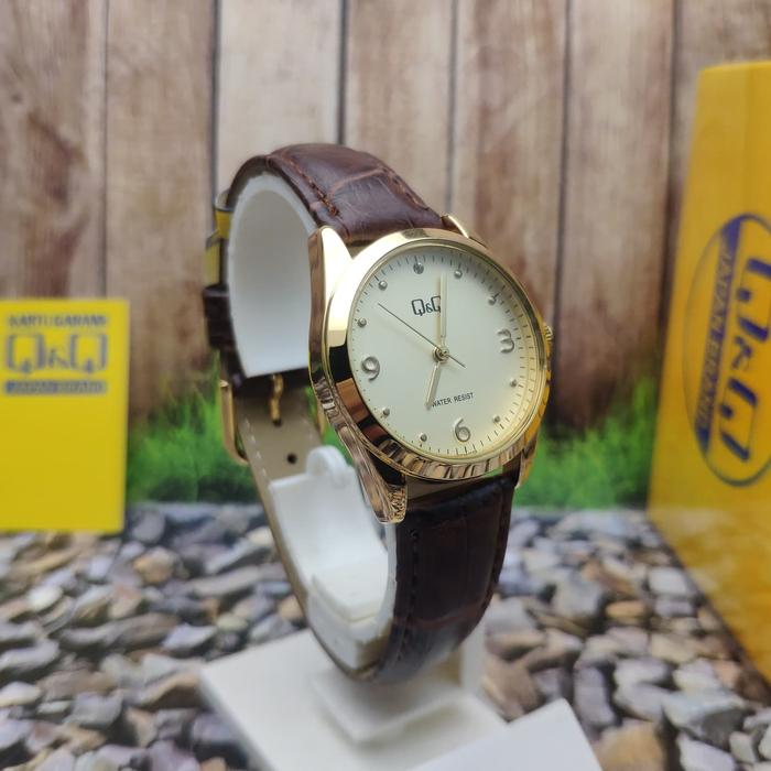 Gambar Q&Q QQ QnQ Analog Jam Tangan Wanita Kulit Cokelat QB43J103Y Original dari Ogytashop Kota Administrasi Jakarta Pusat Tokopedia