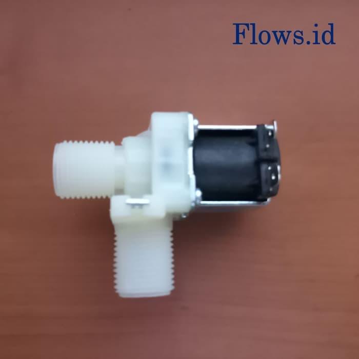 Selenoid Valve Plastik Drat 1/2" x 1/2" Drat AC 220-240 Volt Air 1
