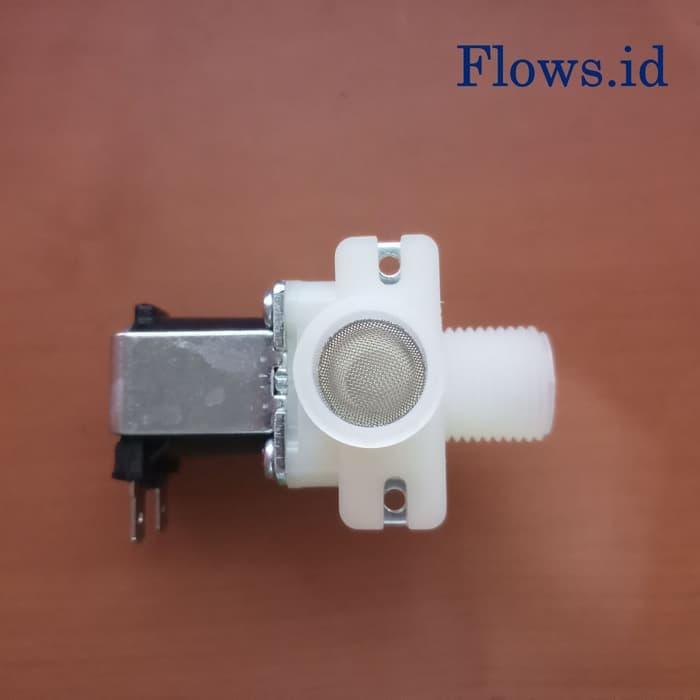 Selenoid Valve Plastik Drat 1/2" x 1/2" Drat AC 220-240 Volt Air 2