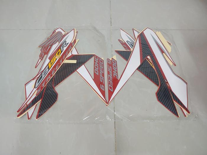 Gambar Stiker Bodi & Lis Body & Striping Cb150R 2014 Merah Full dari Lestari Motor 2 Kota Administrasi Jakarta Barat Tokopedia