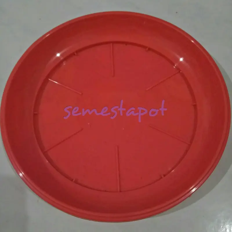Tatakan Alas Pot Bunga Tanaman Plastik NKT Tray Polos 20 Warna Warni 2