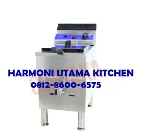 GUATAKA GAS FRYER WITH TAP GTK-06-0006 / SINGLE DOUBLE BASKET TGF 171