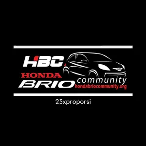 Stiker HBC Honda Brio Community.org Stiker besar komunitas club klub