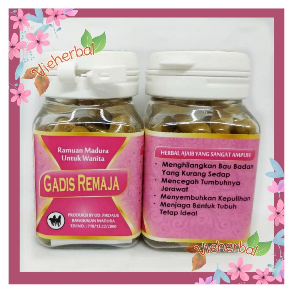 Kapsul Jamu GADIS REMAJA / Jamu Jerawat / Jamu Keputihan