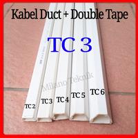 Gambar TC 3 / pelindung kabel / cable duct / ducting / cable protector dari Milano Teknik Kab. Tangerang 2 Tokopedia