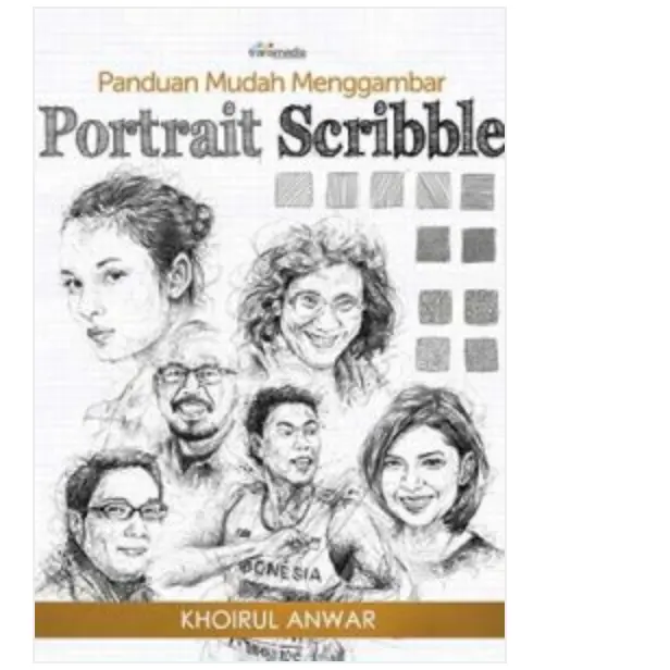 Panduan mudah menggambar portrait scrible