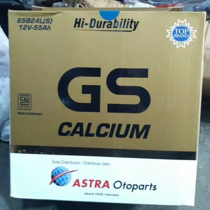 Gambar AKI MOBIL GS ASTRA CALCIUM 65B24LS NS60LS 12V-55AH ORGINAL ASTRA dari carissa battery Jakarta Utara Tokopedia