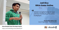 Gambar Kelas Academy Online + Buku Menjadi Game Developer Expert - Dicoding dari Dicoding Indonesia Kota Bandung 2 Tokopedia