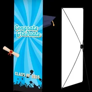 Kaki Rangka X Banner fiber hitam 60x160