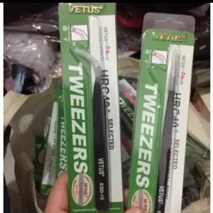 pinset vetuz BLACK bengkok atau lurus ORIGINAL