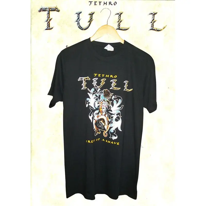 Jethro Tull Tshirt Band ( Crest of a Knave)