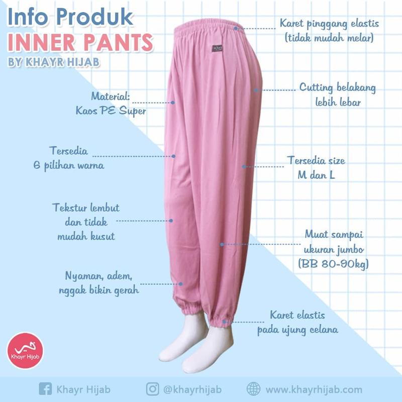 Khayr Hijab Inner Pants Karet 2