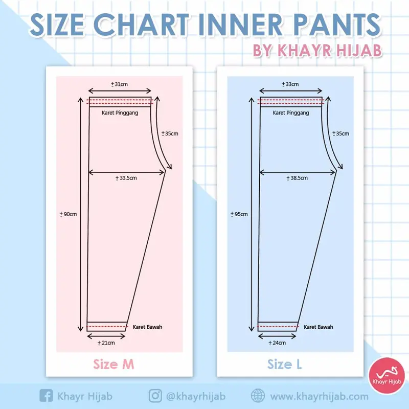 Khayr Hijab Inner Pants Karet 2