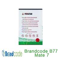 Gambar Baterai Brandcode B77 Mate 7 Double IC Protection dari nohanpalugada Kab. Tangerang 3 Tokopedia