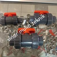 Gambar 2 inch ball valve PVC true union dari Sinar Mulia Teknik Kota Administrasi Jakarta Barat 2 Tokopedia