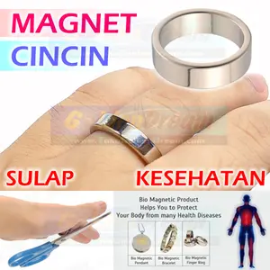 Magnet Cincin 25x20x5 mm Sulap Kesehatan Ring Bulat Lobang Neodymium