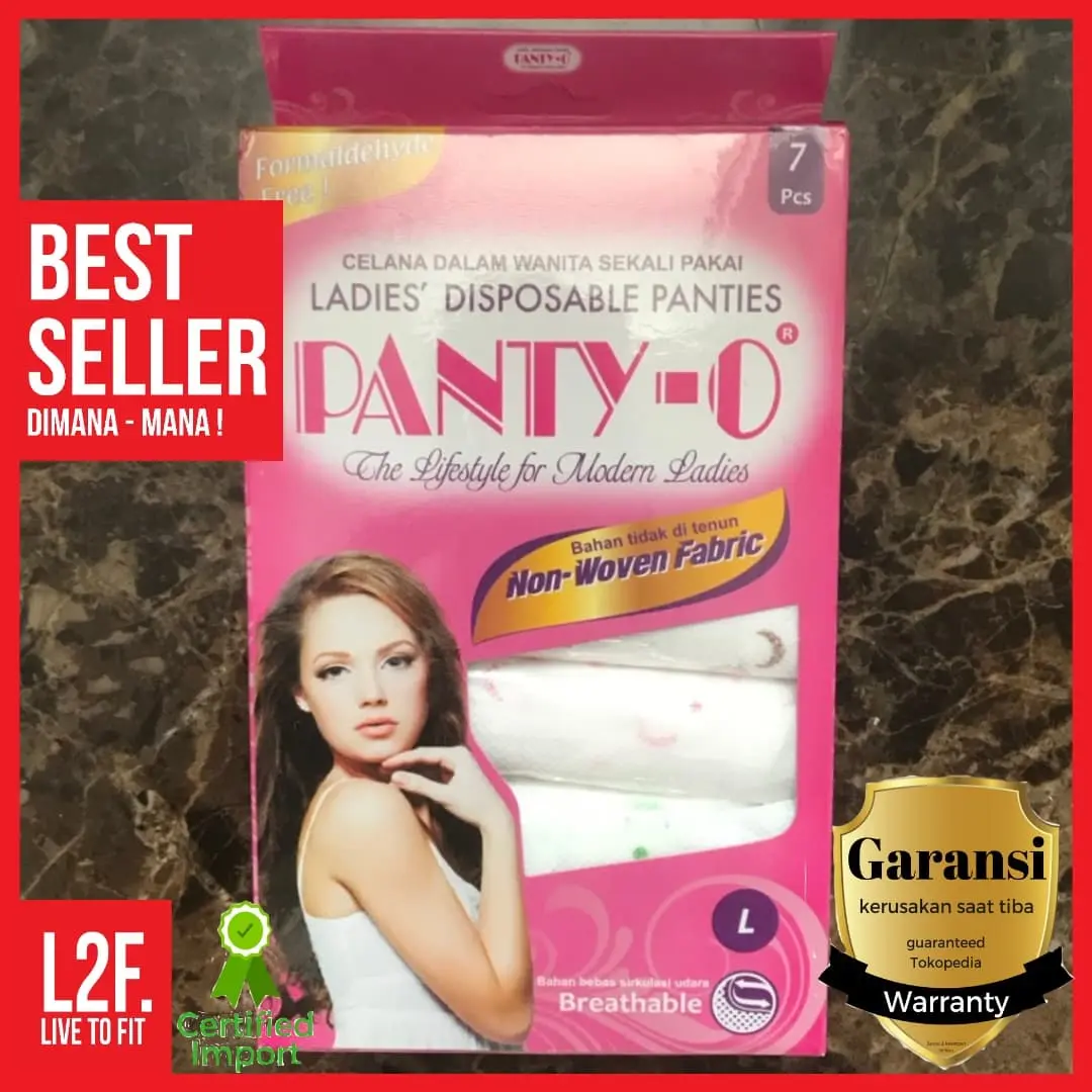 Celana dalam kertas Wanita / Disposable panties sekali pakai PANTY-O