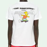 Gambar Off White The Simpsons Homer and Bart T-shirt White Authentic dari True OG Kicks Kab. Tangerang 4 Tokopedia