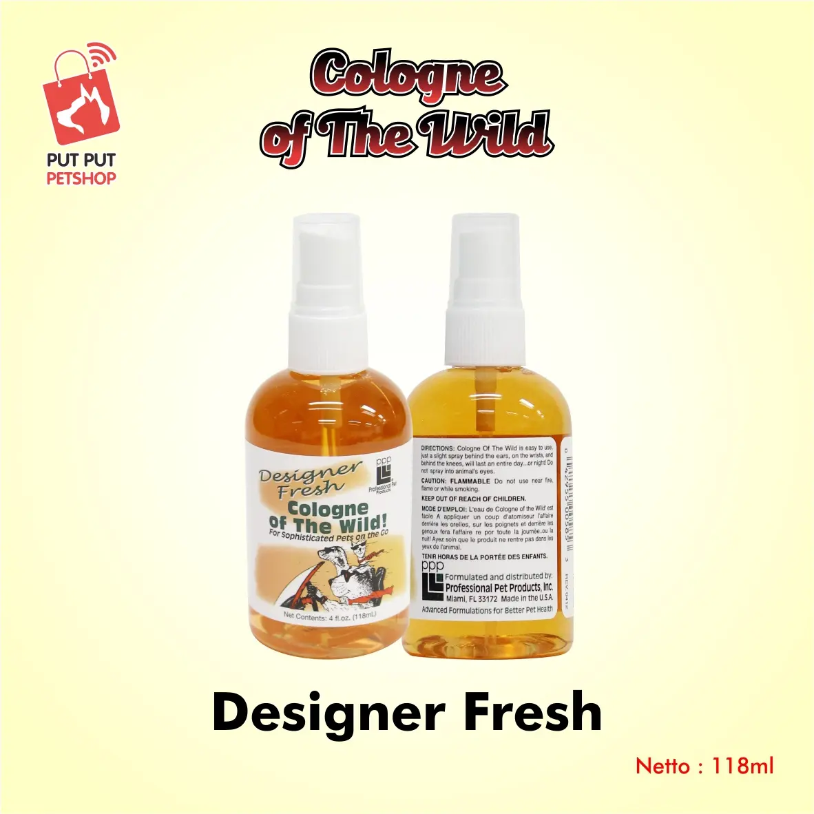 parfum anjing dan kucing professional pet production cologne Designer