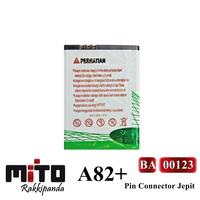 Gambar Baterai Mito A82+ A82 Plus Pin Jepit BA00123 Double IC Protection dari nohanpalugada Kab. Tangerang 3 Tokopedia