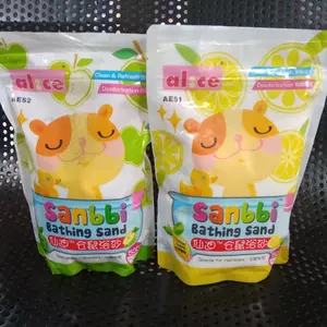Pasir Hamster Sanbbi Bathing Sand 500gr/Aroma Apel Dan Lemon