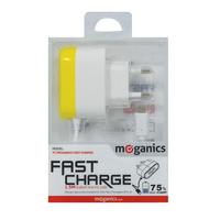 Gambar Travel Charger Moganics Fast Charge by Wellcomm dari Eben Haezer Net Kota Administrasi Jakarta Barat 2 Tokopedia