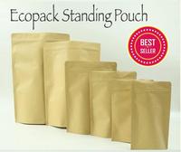 Gambar ziplock bag kertas 500gram kemasan makanan standing pouch craft eco dari nanabakehouse Kota Administrasi Jakarta Utara 5 Tokopedia