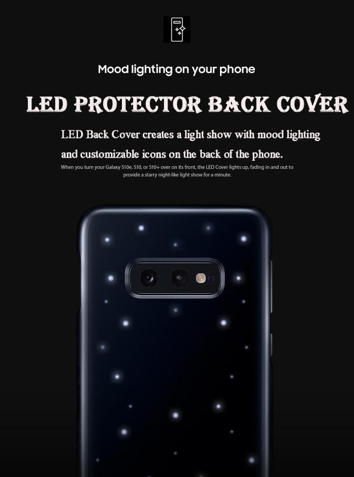 Gambar SAMSUNG GALAXY S10 LED BACK COVER ORIGINAL HARD CASE LIGHTNING dari Original Shop Nillkin Kota Administrasi Jakarta Pusat Tokopedia