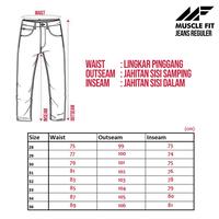 Gambar Muscle Fit Celana Panjang Denim MF DN-01 - Reguler Denim dari MUSCLE FIT Kota Surabaya 4 Tokopedia