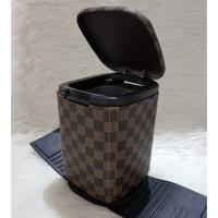 Gambar Tempat sampah untuk mobil dari kulit MOTIF BROWN CHESS dari Technozio Store Kota Administrasi Jakarta Barat 1 Tokopedia