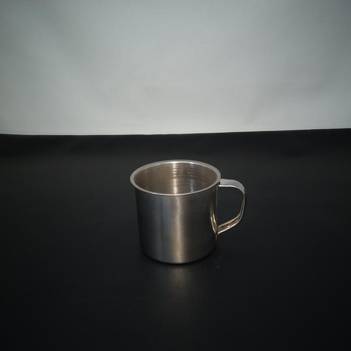 Gambar gelas mug stainless steel 7 cm 200 ml dari Perabotshop15 Kab. Tangerang Tokopedia
