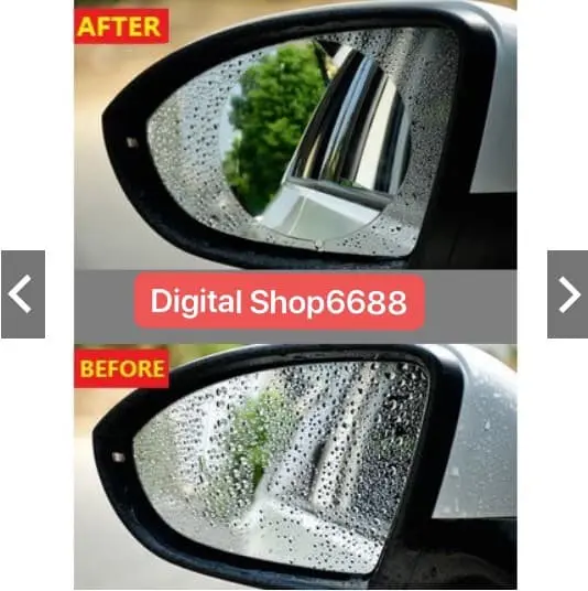 Stiker Anti Air Embun ScreenGuard Kaca Spion Mobil Fog RainProof Film