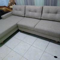 Gambar sofa L spesial custom dari One divan Kota Bandung 3 Tokopedia