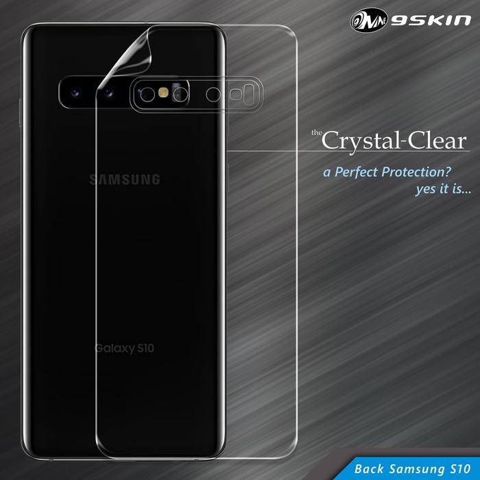 Gambar 9Skin Crystal Clear CC Back & Full Screen Samsung S10 - 2 side dari 9SKIN Premium Kota Administrasi Jakarta Barat Tokopedia
