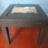Gambar Meja tamu teras motif anyaman rotan kaca Napolly dari Amsterdam Kota Cimahi 2 Tokopedia