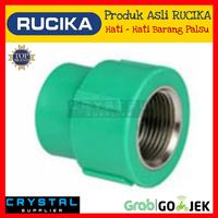 Gambar SOK DRAT DALAM PPR RUCIKA 1 1/4" inch GREEN Female Thread Joint 40 mm dari Crystal Supplier Kota Semarang 2 Tokopedia