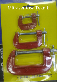 Gambar C-Clamp 3 Pcs/Set size 1,2,3 merk sands dari MitraSentosaTeknik Jakarta Pusat 5 Tokopedia